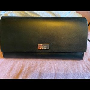 Black and Pink Kate Spade Wallet
